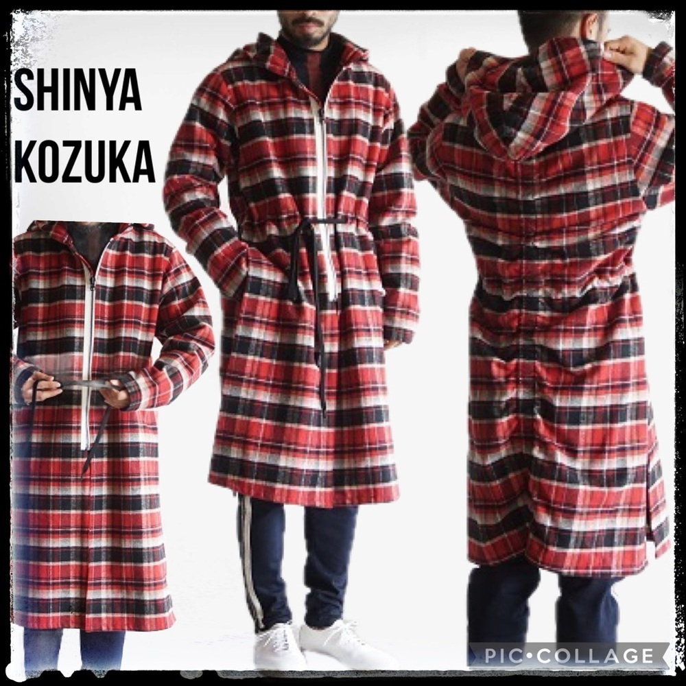 Shinya Kozuka Men’s Oversized Robe Flannel